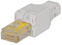 Intellinet Intellinet gereedschapsloze RJ45-stekker modulaire RJ45-stekker geen krimpgereedschap nodig 790482 Kleurcodering, Knikbeschermingsmof, Krimpcontact - thumbnail