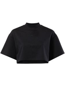 Reebok LTD Vector cropped cotton T-shirt - Noir