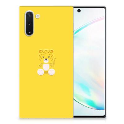 Samsung Galaxy Note 10 Telefoonhoesje met Naam Baby Leopard Samsung Galaxy Note 10 Telefoonhoesje met Naam Baby Leopard
