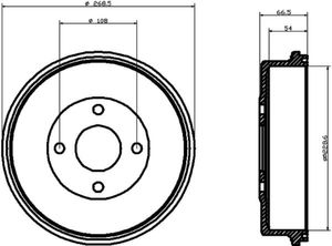 Textar Remtrommel 94013100