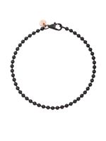 Dodo bracelet Bollicine en or rose 9ct et acier - Noir - thumbnail