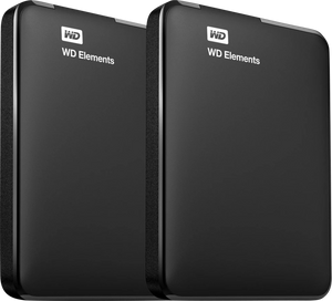 WD Elements Portable 4TB Duo-Pack