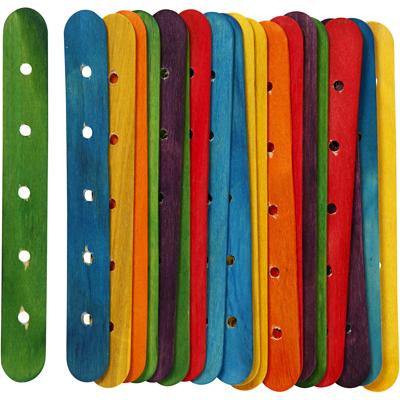 Creativ Company Constructiestokjes, diverse kleuren, 20st.