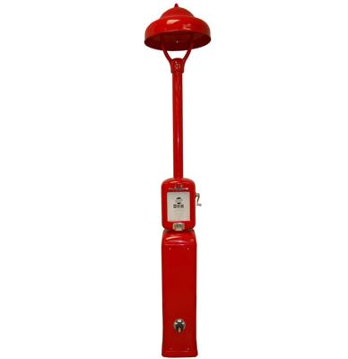 Tireflator Bandenlucht Meter Station Lamp Rood 1950 Repro