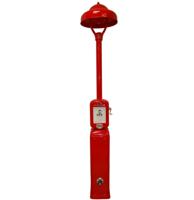 Tireflator Bandenlucht Meter Station Lamp Rood 1950 Repro Tireflator Bandenlucht Meter Station Lamp Rood 1950 Repro