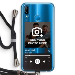 Music Player: Huawei P20 Lite Transparant Hoesje met koord