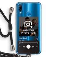 Music Player: Huawei P20 Lite Transparant Hoesje met koord