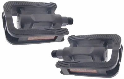 Fietspedalen Edge Trekking Easytrack Zwart