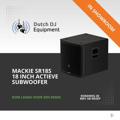MACKIE SR18S 18 inch 1600 watt actieve subwoofer