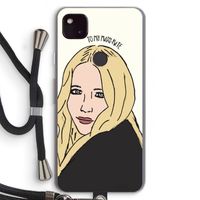 Mary Kate: Pixel 4a 5G Transparant Hoesje met koord