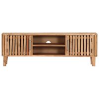 The Living Store tv-meubel acaciahout - 130 x 30 x 45 cm - naturel - thumbnail