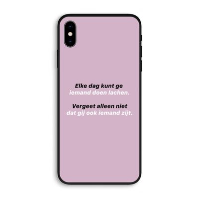 gij zijt ook iemand: iPhone XS Max Biologisch afbreekbaar hoesje