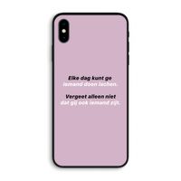 gij zijt ook iemand: iPhone XS Max Biologisch afbreekbaar hoesje