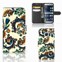 Wallet Case Samsung Galaxy S7 Barok Flower