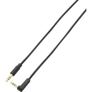 SpeaKa Professional SP-7870060 Jackplug Audio Aansluitkabel [1x Jackplug male 3,5 mm - 1x Jackplug male 3,5 mm] 1.00 m Zwart Vergulde steekcontacten,