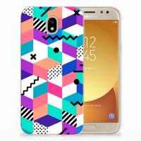 Samsung Galaxy J5 2017 | TPU Hoesje | Blokken Kleurrijk