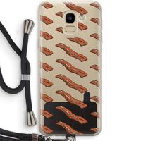 Bacon to my eggs #2: Samsung Galaxy J6 (2018) Transparant Hoesje met koord