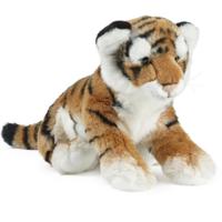 Knuffel tijger welpje - 35 cm - pluche - Safaridieren knuffeldieren - Speelgoed