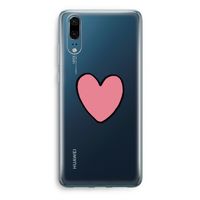 Hartje: Huawei P20 Transparant Hoesje Hartje: Huawei P20 Transparant Hoesje