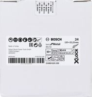 Bosch Accessoires X-LOCK Fiberschijf, 125mm, G 24, R574, Best for Metal - 1 stuk(s) - 2608619159 - thumbnail