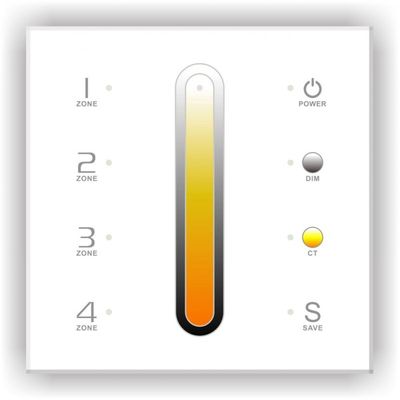 LED Dimmer Touch CT DMX/RF 4 Zones - DX6 Touchpanel