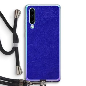 Majorelle Blue: Huawei P30 Transparant Hoesje met koord