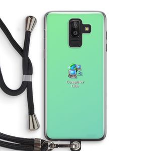 Win98: Samsung Galaxy J8 (2018) Transparant Hoesje met koord