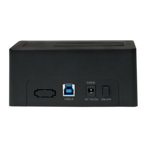 LogiLink QP0026 basisstation voor opslagstations USB 3.2 Gen 1 (3.1 Gen 1) Type-B Zwart