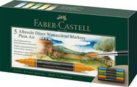 Faber Castell FC-160309 WK25Aquarel Marker FC AlbrechtDürer 5 Stuks Plein Air