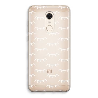Wimpers: Xiaomi Redmi 5 Transparant Hoesje