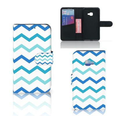 Samsung Galaxy Xcover 4 | Xcover 4s | Telefoon Hoesje | Zigzag Blauw