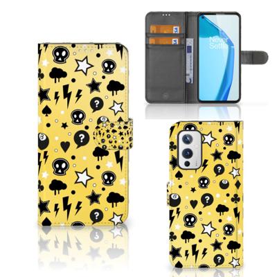 Telefoonhoesje met Naam OnePlus 9 Punk Geel Telefoonhoesje met Naam OnePlus 9 Punk Geel