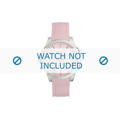 Horlogeband Dolce & Gabbana DW0747 Silicoon Roze 18mm