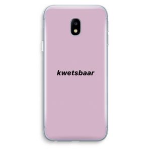 kwetsbaar: Samsung Galaxy J3 (2017) Transparant Hoesje