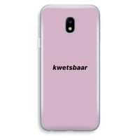 kwetsbaar: Samsung Galaxy J3 (2017) Transparant Hoesje