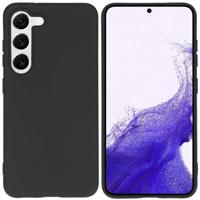 Accezz Color Backcover voor de Samsung Galaxy S23 Telefoonhoesje Zwart