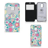 Samsung Galaxy S5 Mini Hoesje Flower Power - thumbnail