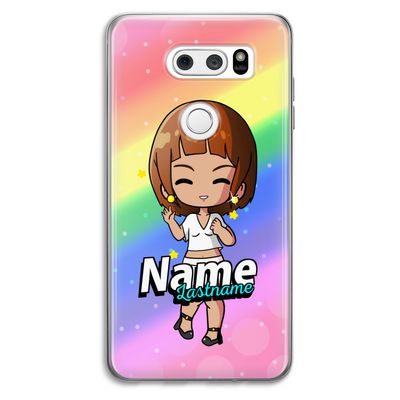 Chibi Maker vrouw: LG V30 Transparant Hoesje