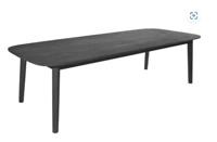 Lennon tafel 280x110x76 cm teak charcoal finish - Max luuk