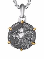 David Yurman pendentif Leo en or 18ct et argent sterling (33 mm) - thumbnail