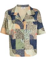 Sea chemise Louie à design patchwork - Vert - thumbnail