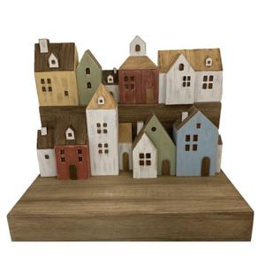 Papoose Toys Papoose Toys Town Houses/10pc
