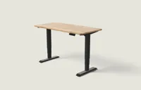 Desktronic HomePro bureau Zwart / Massief Eiken / 140x70 cm