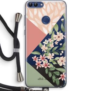 Sweet heaven geometrics: Huawei P Smart (2018) Transparant Hoesje met koord