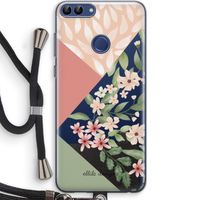 Sweet heaven geometrics: Huawei P Smart (2018) Transparant Hoesje met koord