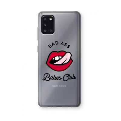 Badass Babes Club: Samsung Galaxy A31 Transparant Hoesje