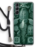 Haeckel Cubomedusae: Samsung Galaxy S21 Transparant Hoesje met koord