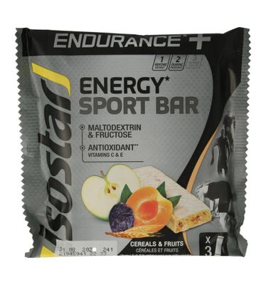 Endurance+ energy sport bar cereal & fruit 3 pack