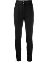 Dolce & Gabbana pantalon skinny à plaque logo - Tons neutres