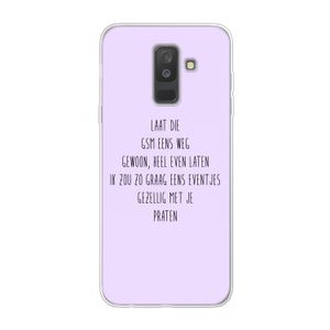 GSM: Samsung Galaxy A6 Plus (2018) Transparant Hoesje